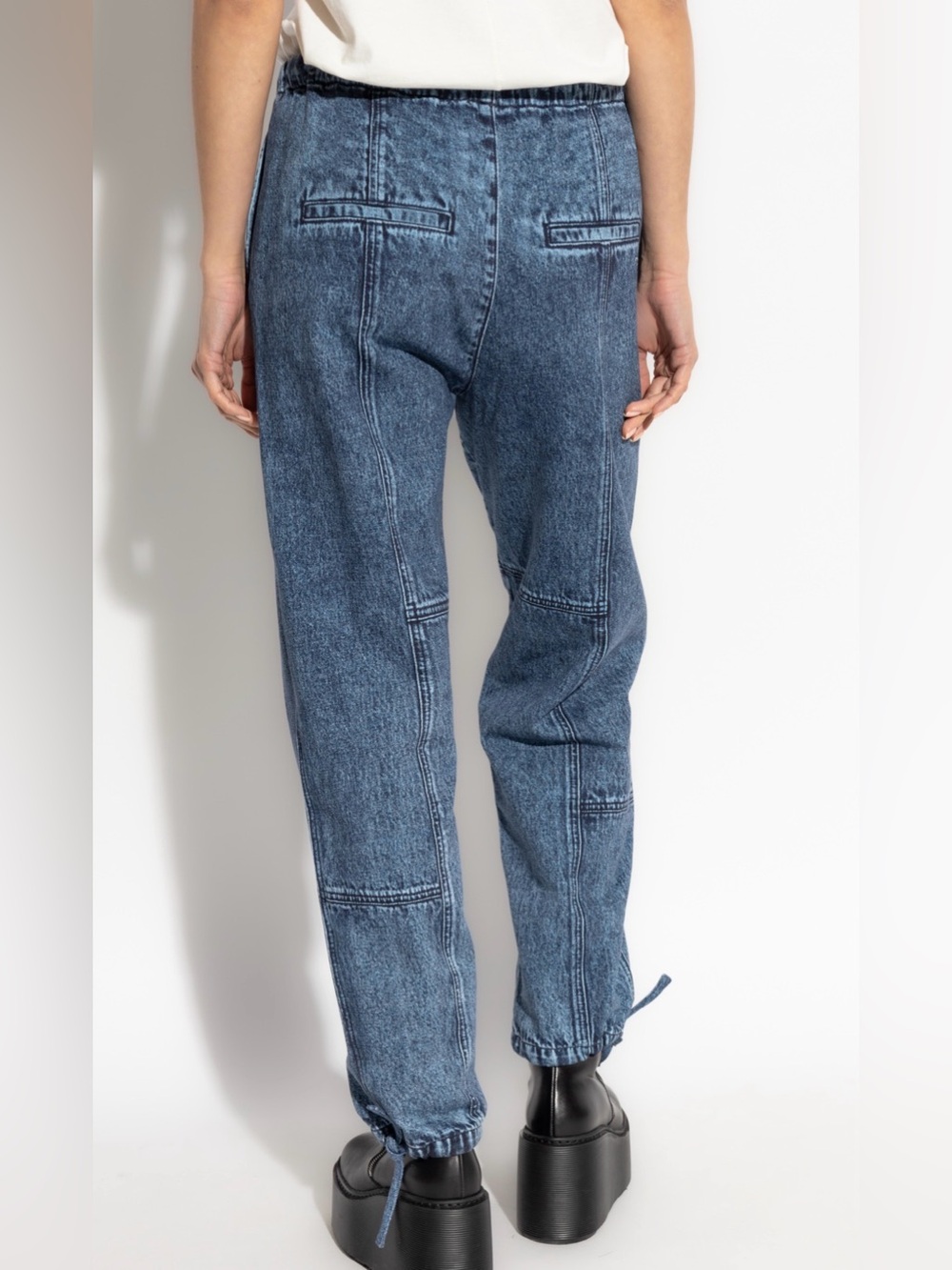 Rag & Bone Miramar NWT Fleece Terry Jordan Pant Drawstring Sweatpant Jeans Sz M - Picture 4 of 13